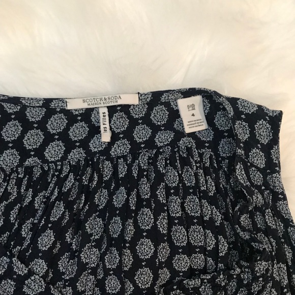 Scotch and soda women printed blouse size 4 - Picture 7 of 8